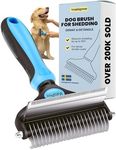 MalsiPree Dog Brush for Shedding - 
