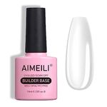AIMEILI Clear Building Nail Gel No Need Slip Solution Quick Extension Gel