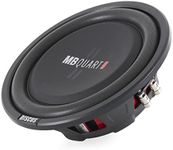 MB Quart DS1-254 Discus Shallow Mount Subwoofer (Black) – 10 Inch Subwoofer, 400 Watts, Car Audio, 2 Inch Voice Coils, UV Rubber Surround, Best in Sealed Enclosures