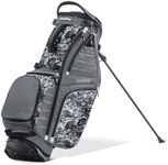 Bag Boy HB-14 Hybrid Golf Stand Bag, 14 Way Top with Full Length Individual Dividers, Lightweight, Removable Dual Shoulder Straps, 7 Pockets