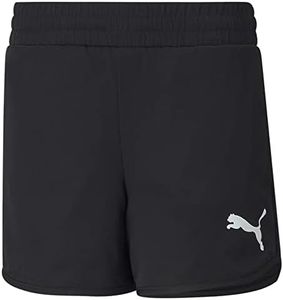 PUMA Girl's Active Shorts, Black, S