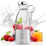 Slenderblender Portable Fruity Bullet Blender | Personal Blender Bottle with 4 Stainless Sharp Blades | A Blend of Luxury and Utility (White)