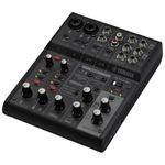 Yamaha AG06 MK2 Black 6-Channel Live Streaming Loopback Mixer/USB Interface