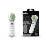 Braun Sensian 7 Non-contact forehead thermometer with Age Precision Technology | At-Home Use | Colour-Coded Digital Display | Baby & Child Friendly | 2-Sec Results | No.1 Brand Among Doctors | BNT400