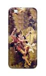 PRINTFIDAA® Printed Hard Back Cover for Apple iPhone 5 Back Cover (Radha Krishna Love -J1) -190724(BD)