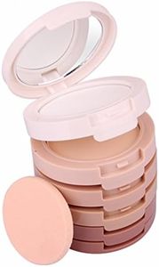 Palette de Maquillage Poudre 5 Couleurs Palette Teint Poudre - Palette Contouring Correcteur en Poudre, Poudre Visage Palette pour une Utilisation Professionnelle ou à la Maison