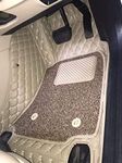 SINEX Premium 7D car mat Full Set of Ford Endeavour Luxury Leather Double Car Floor Mat Complete Set || 100% Waterproof and Washable Color : Beige