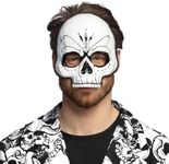 Boland 72368 Skull Mask, Fancy Dress Mask for Costumes, Halloween, Carnival and Theme Party