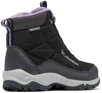 Columbia Women’s Waterproof Snow Boots, Black/Plum Purple – Size 5 UK