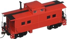 Painted, Unlettered - Caboose Red Northeast Steel Caboose. HO Scale