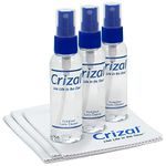 Crizal Eye Glasses Cleaning Cloth and Spray | Crizal Lens Cleaner (2 oz) with Crizal 6 1/2" x 6 1/2" Microfiber Cloth. #1 Doctor Recommended Crizal Anti Reflective Lenses-3 Pack