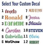 Personalized Custom Font Name Decal