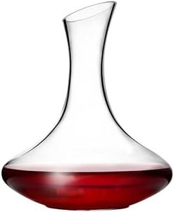Wine Decanter 1500ml/52oz Elegant Red Wine Carafe Decanter, Hand Blown Lead-Free Crystal Glass Wine Carafe for White and red Wine, Bottle Gift and Wine Accessories
