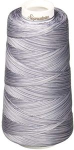 Signature Thread Machine Quilting Thread, 40wt/3000 yd, Variegated Grey Shades