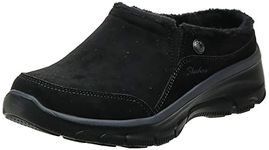 Skechers Women's Easy Going - Latte Shoe, Black, 9 Regular US