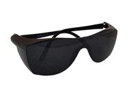 Sunshades Safety Black Color Dark Glasses Anti-Splash, Anti Droplet, Impact-Resistant, Dust-Proof, Wind-Proof Goggles with Pouch & Cleaning Cloth (Free Size) (2)