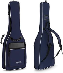 Rocktile 3/4 and 7/8 Classical Guitar Gig Bag Padded + Backpack Straps Blue