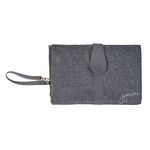 JJ Cole Diaper Changing Clutch, Gray Heather