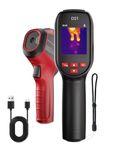 HIKMICRO D01 Thermal Camera, SuperScene Smart Scene Recognition, 240x240 Super Resolution, 96x96 IR Resolution Therma Imaging Camera, 3350mAh for 11hrs Battery Life, Photo and Video Recording, 50° FOV
