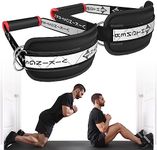 Vikingstrength VOL 2 Nordic Hamstring Curl with Extra Long Straps - Super Stability, Nordic Curl Home Equipment, glute, Hamstring, Speed and Exercise Handles, Ankle Straps and V-Strength Workout App