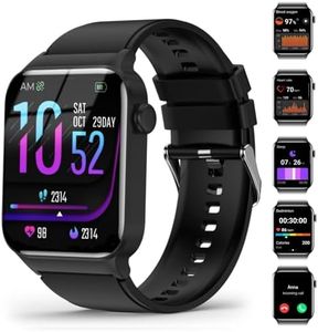 Smart Watch for Men Women, Binineew 1.85" Smartwatches with Bluetooth Call IP68 Waterproof Activity Tracker 100+ Sport Modes Heart Rate Sleep Message Reminder Pedometer Fitness Watch for Android iOS