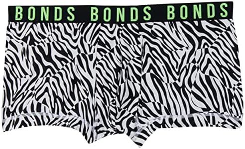 Bonds Men's Underwear Icons Trunk, Print H5G, Small