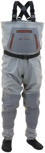 FROGG TOGGS Men's Hellbender Breathable Stockingfoot Fishing Chest Wader Slate Gray Medium