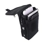 Multi-Purpose Smartphone Pouch, Belt Loop Phone Pouch, Cell Phone Holder, Tool Holder, Tactical Phone Holster Carrying Case, Men’s Waist Pocket for Hiking,Camping,Barbeque,Rescue Essential