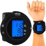 Vive Precision Smart Wrist Blood Pressure Monitor - Digital Automatic Accurate BP Cuff Machine for Irregular Heartbeat & Heart Rate Detection at Home - Portable Wireless Display for Adults, Pregnancy