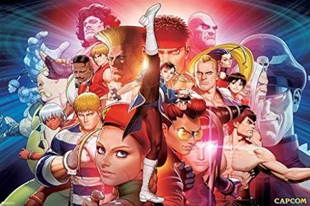 Street Fighter Challengers Group CAPCOM Video Game Merchandise Gamer Classic Fighting Cool Wall Art Print Poster 24x36