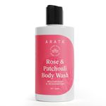 Arata Rose & Patchouli Body Wash for Men & Women - 300ml | 24-Hours Moisture | Refreshing & Long-lasting Fragrance | For All Skin Types