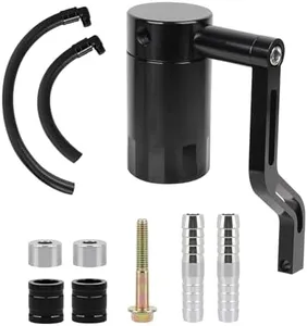 EVIL ENERGY Oil Catch Can Compatible with Dodge Charger Challenger 6.4L 2011-2022 Chrysler 300 5.7 HEMI SRT8 Air Oil Separator Kit 6 oz