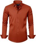 J.VER Men's Dress Shirts Solid Long