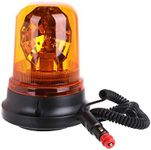 JMV Revolving Warning Beacon with Magnetic Base, 12/24V 155mm x 200mm