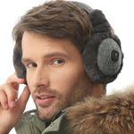 Aroma Season Heated Ear Warmer for Winter, Electric Ear Muff Soft & Warm, Ear Covers for Cold Weather