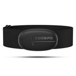 COOSPO Heart Rate Monitor Chest Strap, H6 HRM Bluetooth4.0 ANT+ HR Sensor, for Running Cycling Gym Fitness Sports,Peloton,Zwift,DDP Yoga,Strava,Wahoo Fitness,Polar Beat