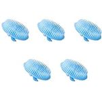 5 Pcs Plastic Hair Massager Scalp Massager Shampoo Brush for Men Women Kids Pets Scalp Relax and Hair Clean