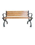 Hafeesaw Fabs Outdoor Garden Bench 7 FRP Streep Bench (3 Seater Bench) 30.05 X 60 X 20 Inch