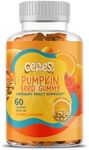 Pumpkin Seed Oil Gummies 4,000 mg for Hair Growth, Urinary Tract Support, Bladder Control Supplement, Younger Looking Skin & Face, Rich in Omega 3, Omega 6 & Essential Fatty Acids– Sugar-Free!