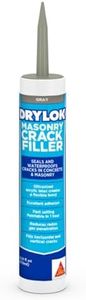 DRYLOK Masonry Crack Filler, 10.5 fl. oz – Seals & Waterproofs Cracks in Concrete, Masonry, Walls & Floors, Fast-Setting, Paintable in 1 Hour, Indoor/Outdoor Use, Gray