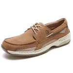 Dunham New Balance Men's Captain Boat Shoe, Tan, 11.5 4E UK