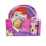 Disney Princess Melamine Dinner Set for Kids