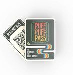 Puff Puff Pass: The Card Game for Stoners w/ 109 Hilarious Trivia, Conversation Starters, Would You Rathers, and More.