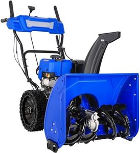 BILT HARD 24 Inch Self-Propelled Snowblower Gas Powered, 209cc Gasoline Snow Blower with Electric Start and LED Headlight, Snow Removal Machine for Driveway