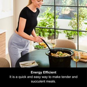 Morphy Richards 6.5L Slow Cooker – Large Capacity Electric Cooker