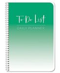 BookFactory Daily to Do List Planner/Day Task Planner Journal - Wire-O, 134 Pages, 6" x 9" (JOU-134-69CW-PP(DailyTo-Do))