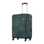 Safari Pentagon 65cm Medium Checkin Trolley Bag Hard Case Polypropylene 4 Wheels 360 Degree Wheeling System Luggage, Travel Bag, Suitcase for Travel, Trolley Bags for Travel, Dusk Green