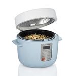 Hamilton Beach Multi-Function Rice Cooker, 12 Cup/3 Quart Capacity, Blue, 37561