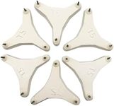 Ceramic Tripod 3-Point Kiln Stilt with Points 2" Apart for Kiln Firing of Ceramic and Pottery Pieces - CONE 03 (Pkg/6)