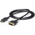 StarTech.com 6ft (1.8m) DisplayPort to DVI Cable, DP to DVI-D Video Adapter Converter Cable, Replacement for DP2DVIMM6